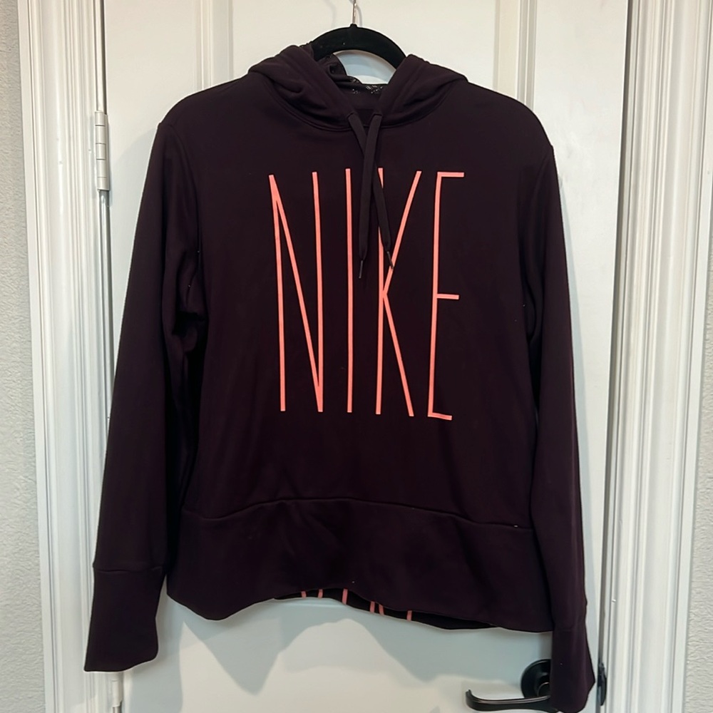 Nike Hoddie Sweatshirt Plum colored, like new